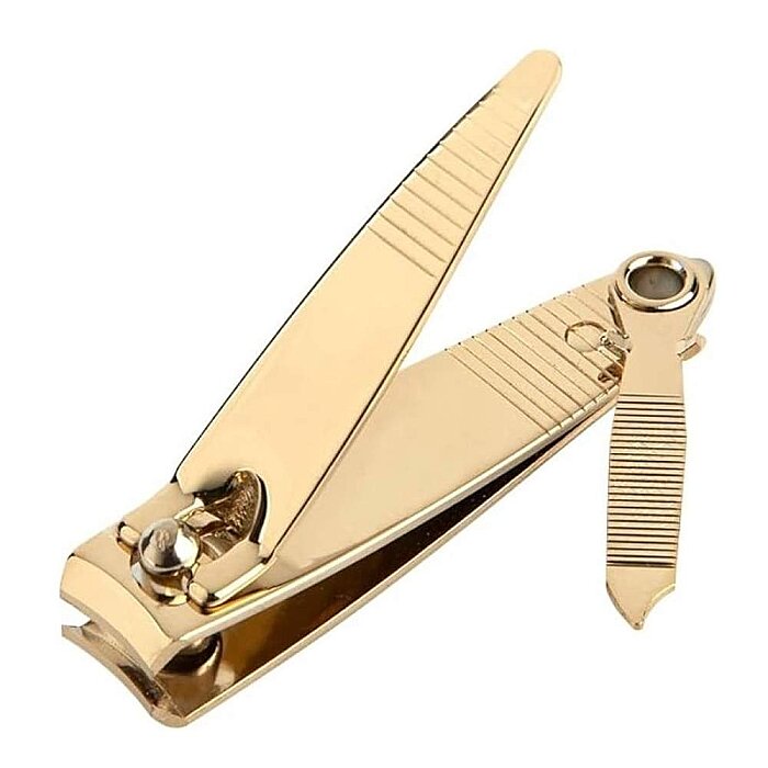 Lionesse Törpülü Küçük Boy Tırnak Makası Gold 3612 - 1