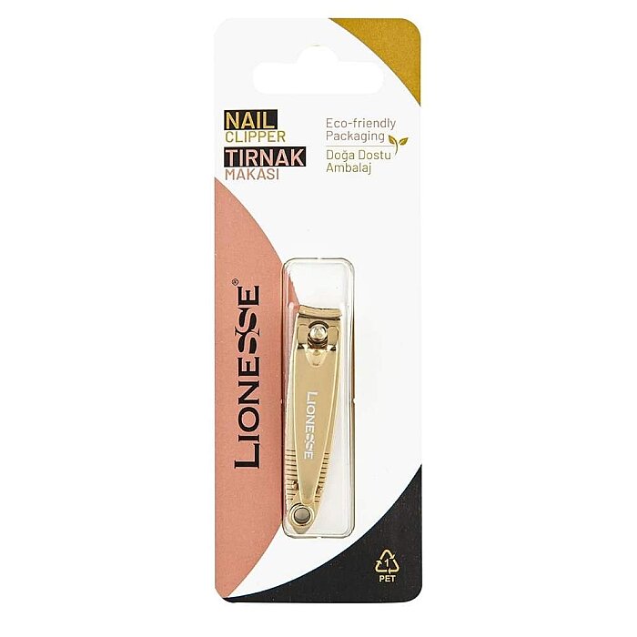 Lionesse Törpülü Küçük Boy Tırnak Makası Gold 3612 - 2