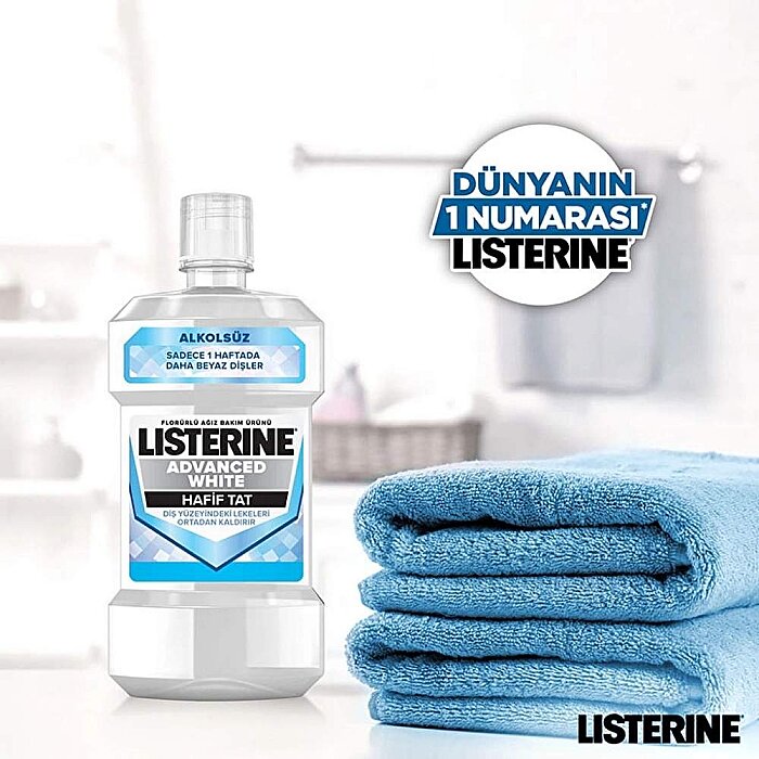 Listerine Advanced White Ağız Suyu 1000ml - 4