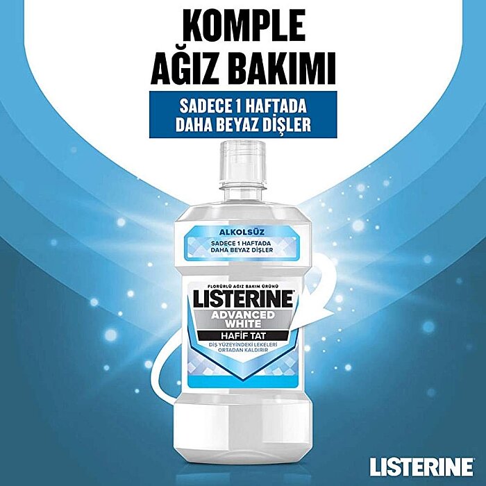 Listerine Advanced White Ağız Suyu 1000ml - 2