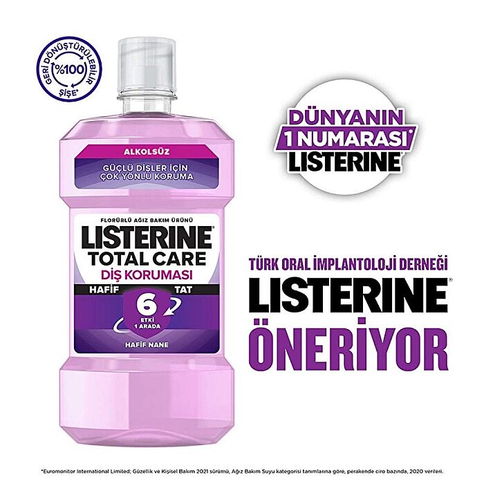 Listerine Ağız Gargara Total Care Hafif Tat 250 Ml - 3