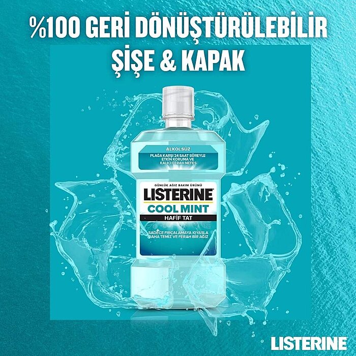 Listerine Cool Mint Hafif Nane 500 Ml - 5