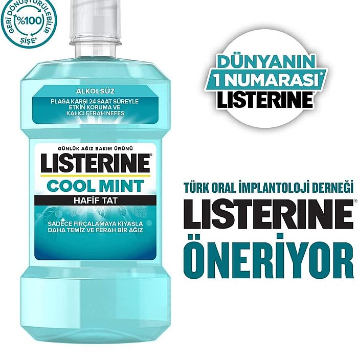 Listerine Cool Mint Hafif Nane 500 Ml - 6
