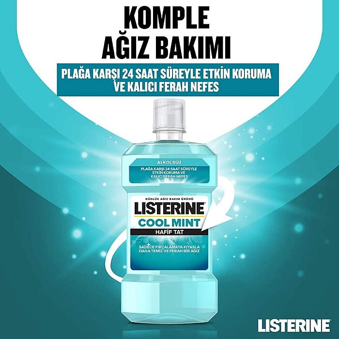 Listerine Cool Mint Hafif Nane 500 Ml - 2