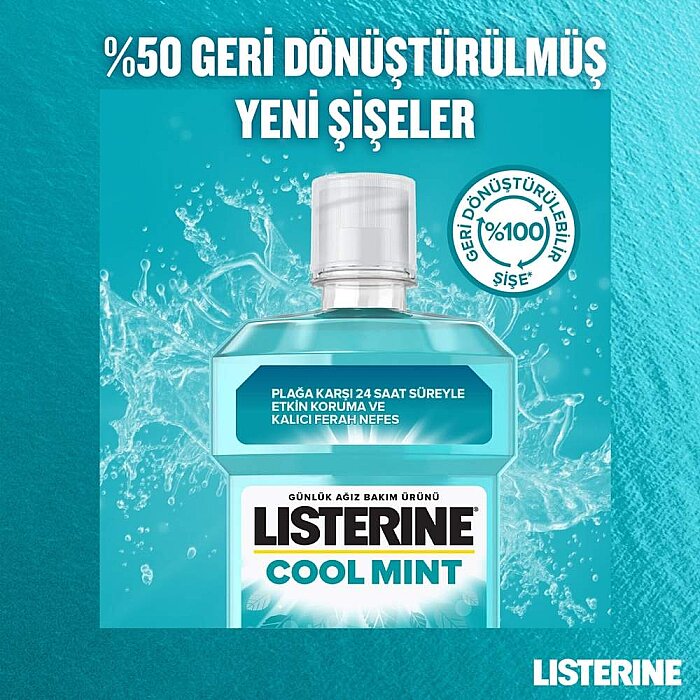 Listerine Cool Mint Nane 500 Ml - 5