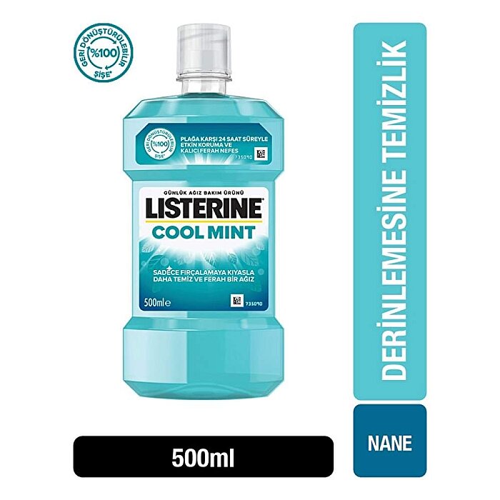 Listerine Cool Mint Nane 500 Ml - 2