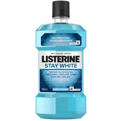 Listerine Stay White Serinletici Nane 500 Ml