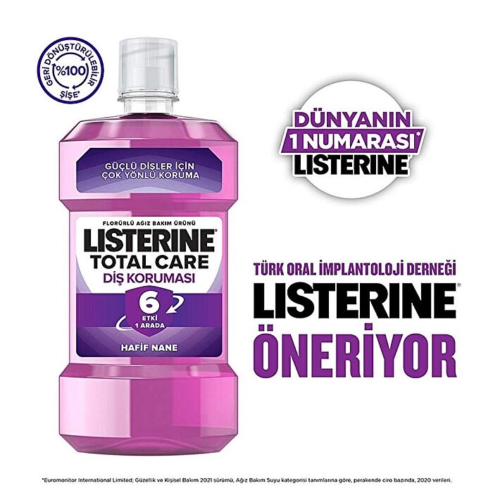 Listerine Total Care Nane Aromalı 500 Ml - 3