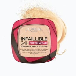 L'Oréal Infaillible Powder 24H Fresh Wear 040 Cashmere - Thumbnail