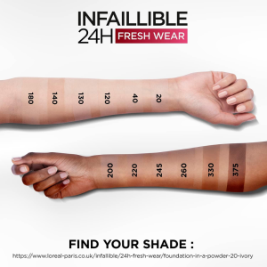 L'Oréal Infaillible Powder 24H Fresh Wear 140 Golden Beige - 3