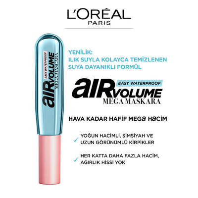 L'Oréal Paris Air Volume Mega Easy Waterproof Mascara Black