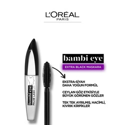 L'Oréal Paris Bambi Eye Mascara Ekstra Siyah - Thumbnail