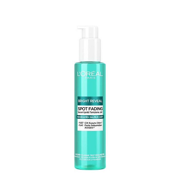 L'Oréal Paris Bright Reveal Cilt Kusuru İzi Karşıtı, Serum İçerikli Temizleme Jeli Niasinamid+Salisilik Asit 150 Ml - 1