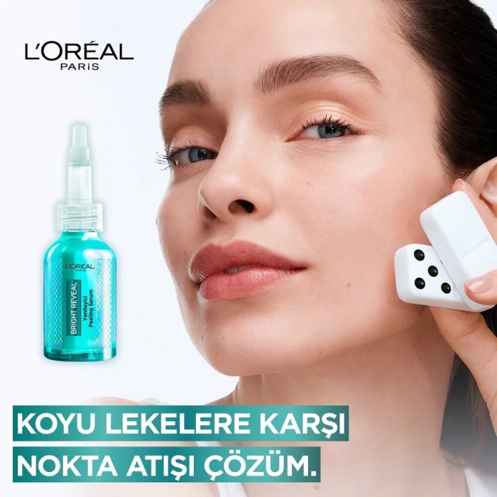 L'Oréal Paris Bright Reveal Koyu Lekelere Karşı Hızlı Etkili Yenileyici Peeling Serum 25% [AHA + BHA + PHA] 25 Ml