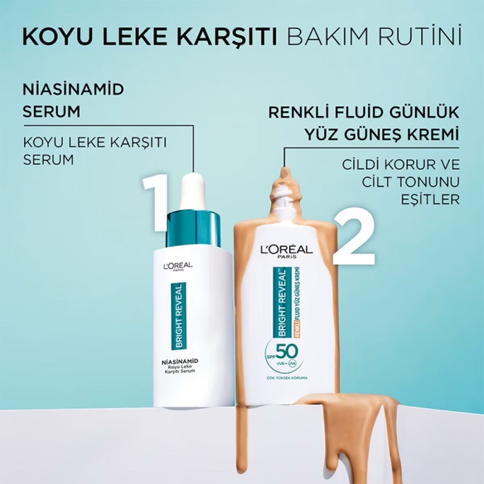 L'Oréal Paris Bright Reveal Niacinamide UV Light Güneş Kremi 50 Ml - 10