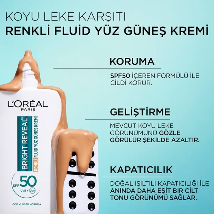 L'Oréal Paris Bright Reveal Niacinamide UV Light Güneş Kremi 50 Ml - 5