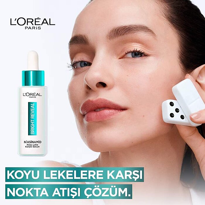 L'Oréal Paris Bright Reveal Sivilce, Güneş, Yaşlanma Lekelerinde Etkili Koyu Leke Karşıtı Serum 10% Niasinamid 30 Ml - 2