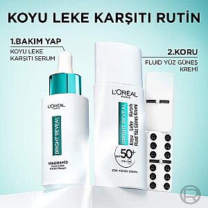 L'Oréal Paris Bright Reveal Spf 50+ Koyu Leke Karşıtı Fluid Günlük Yüz Güneş Kremi 50 Ml - 6