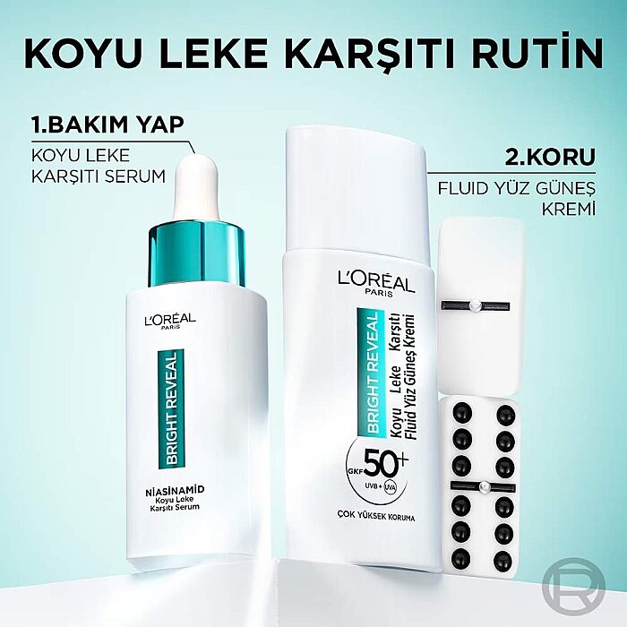L'Oréal Paris Bright Reveal Spf 50+ Koyu Leke Karşıtı Fluid Günlük Yüz Güneş Kremi 50 Ml - 6