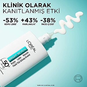 L'Oréal Paris Bright Reveal Spf 50+ Koyu Leke Karşıtı Fluid Günlük Yüz Güneş Kremi 50 Ml - 4