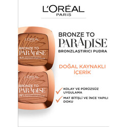 L'Oréal Paris Bronze To Paradise Mat Bronzlaştırıcı Pudra 02 Baby - Thumbnail