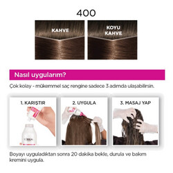 L'Oréal Paris Casting Crème Gloss Saç Boyası 400 Kestane - Thumbnail