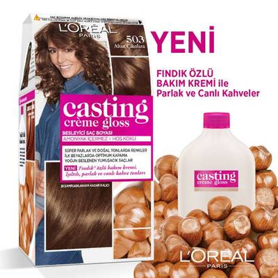 L'Oréal Paris Casting Crème Gloss Saç Boyası 503 Altın Çikolata