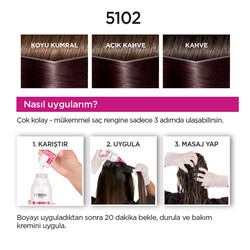 L'Oréal Paris Casting Crème Gloss Saç Boyası 5102 Cool Mocha - Thumbnail