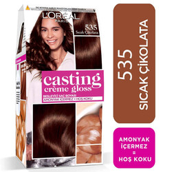 L'Oréal Paris Casting Crème Gloss Saç Boyası 535 Sıcak Çikolata - Thumbnail