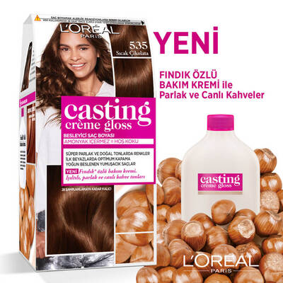 L'Oréal Paris Casting Crème Gloss Saç Boyası 535 Sıcak Çikolata
