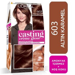 L'Oréal Paris Casting Crème Gloss Saç Boyası 603 Altın Karamel - Thumbnail