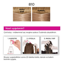 L'Oréal Paris Casting Crème Gloss Saç Boyası 810 Parlak Küllü Sarı - Thumbnail