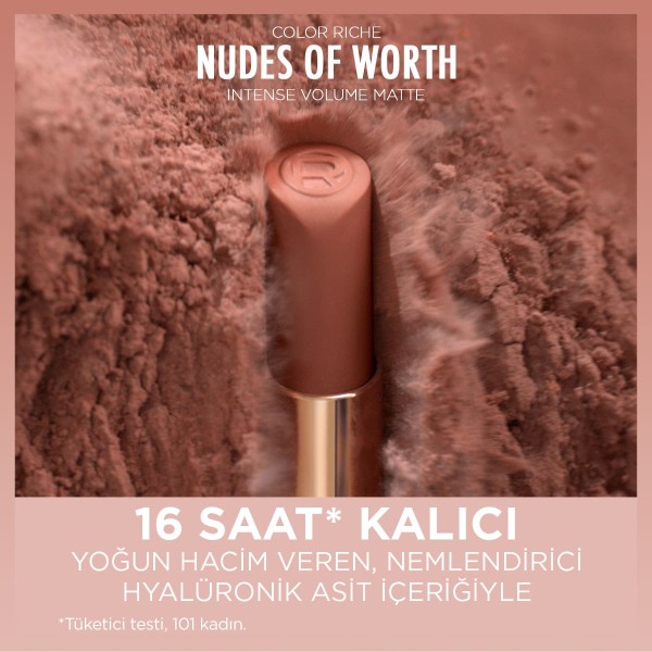 L'Oréal Paris Color Riche Intense Volume Mat Ruj 505 Le Nude Resilient
