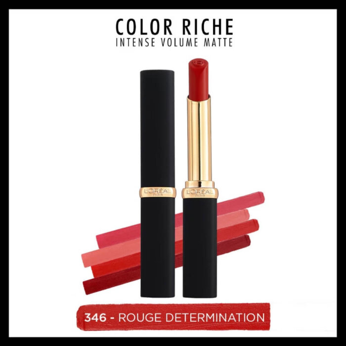 L'Oréal Paris Color Riche Intense Volume Matte Ruj 346 Rouge Determination - 2