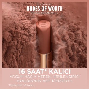 L'Oréal Paris Color Riche Intense Volume Matte Ruj 520 Nude Defiant - Thumbnail