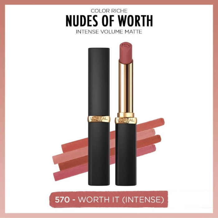 L'Oréal Paris Color Riche Intense Volume Matte Ruj 570 Worth It Intense - 2