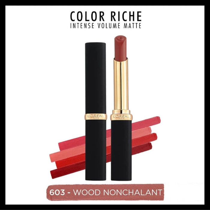 L'Oréal Paris Color Riche Intense Volume Matte Ruj 603 Wood Nonchalant - 2
