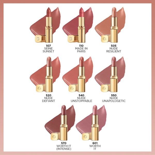 L'Oréal Paris Color Riche Saten Bitişli Ruj 550 Nude Unapologetic