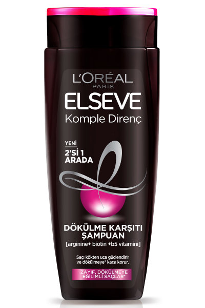 L'Oréal Paris Elseve Arginine Direnç x3 2in1 Dökülme Karşıtı Şampuan 450 Ml