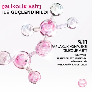 L'Oréal Paris Elseve Glycolic Gloss Mükemmel Parlaklık için Pürüzsüzleştirici Saç Kremi 150 Ml - Thumbnail