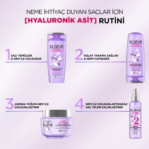 L'Oréal Paris Elseve Hyaluron Şampuan 390 Ml - Thumbnail