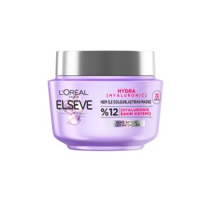 Elseve - L'Oréal Paris Elseve Hyaluronic 72 Saat Nem ile Dolgunlaştıran Maske 300 Ml