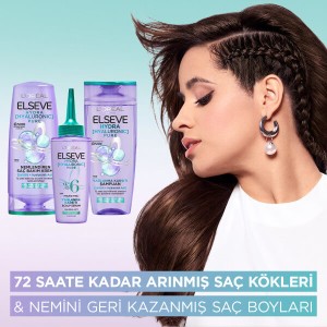 L'Oréal Paris Elseve Hydra Hyaluron Yağlanma Karşıtı Nemlendirici Saç Kremi 250 Ml - Thumbnail