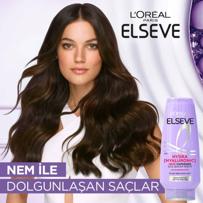 L'Oréal Paris Elseve Hydra Hyaluronic Saç Bakım Kremi 250 Ml - 4