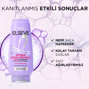L'Oréal Paris Elseve Hydra Hyaluronic Saç Bakım Kremi 250 Ml - 3