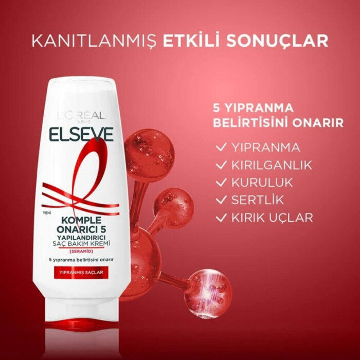 L'Oréal Paris Elseve Komple Onarıcı 5 Saç Bakım Kremi 250 Ml - 4