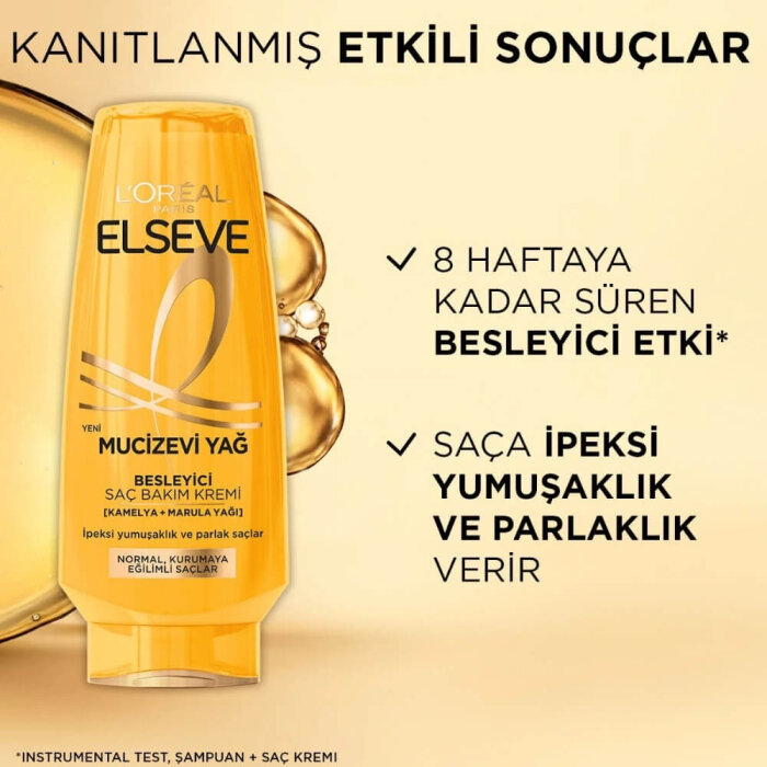 L'Oréal Paris Elseve Mucizevi Yağ Saç Bakım Kremi 250 Ml - 4