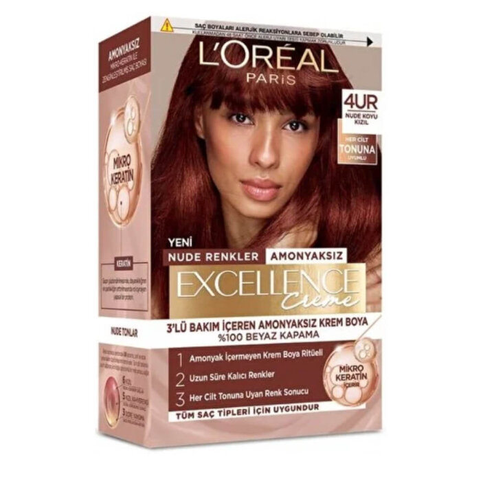 L'Oréal Paris Excellence Creme Nude Saç Boyası 4 UR - 1