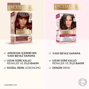 L'Oréal Paris Excellence Creme Nude Saç Boyası 4 UR - 6