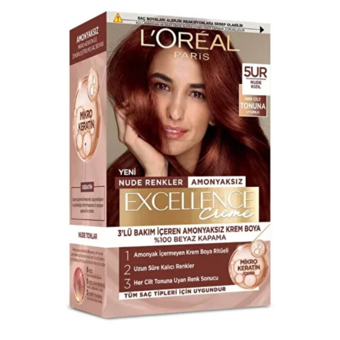 L'Oréal Paris Excellence Creme Nude Saç Boyası 5 UR - 1